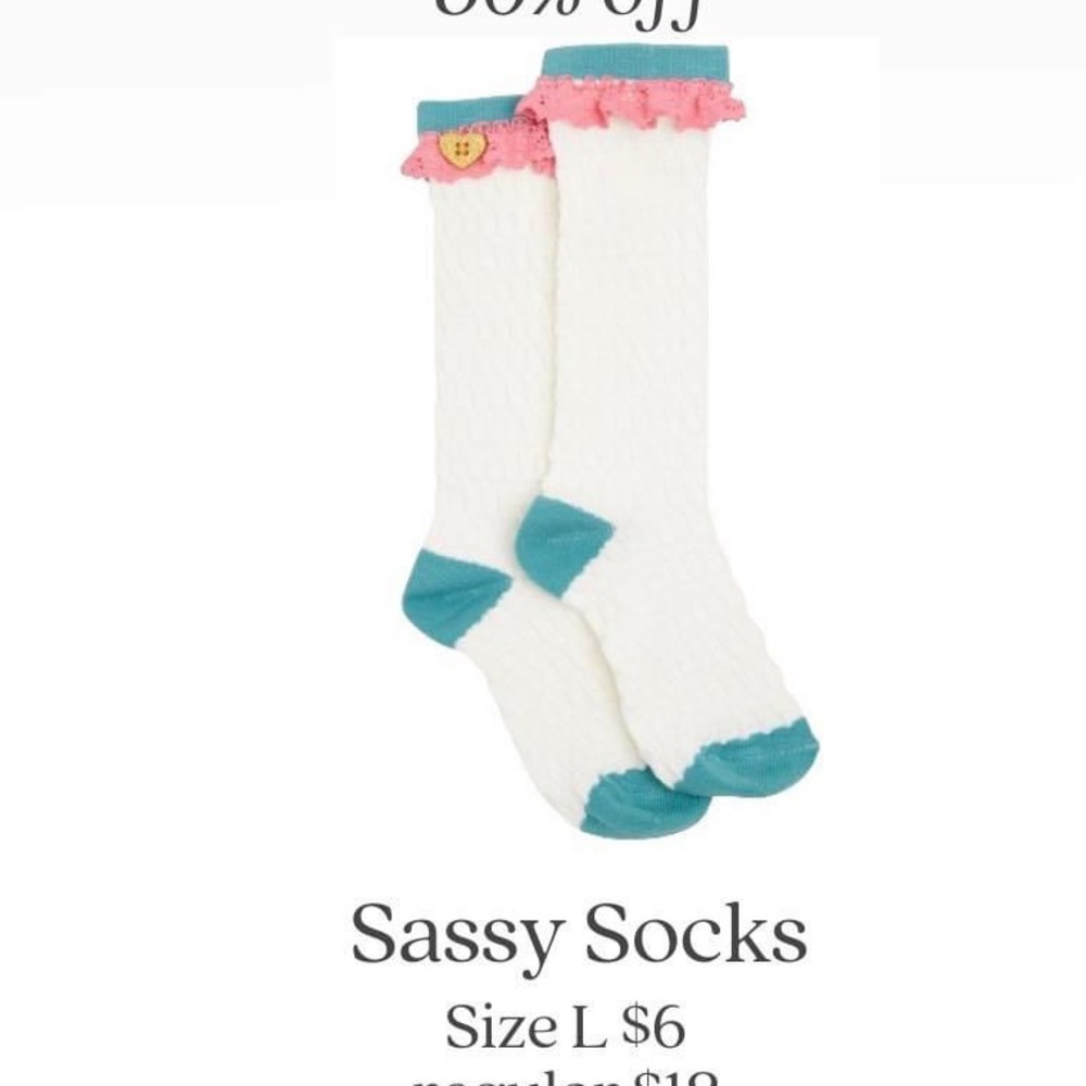 finding Foxtale Sassy Socks. Brand new. Size Large. Smoke free home.